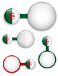 Vector - Algeria Country Set of Banners