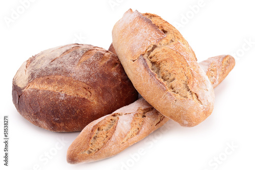 Photo: isolated bread isolated bread