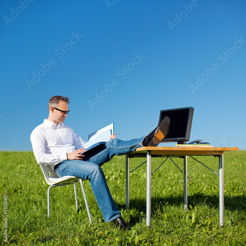 Photo: entspannt arbeiten entspannt arbeiten