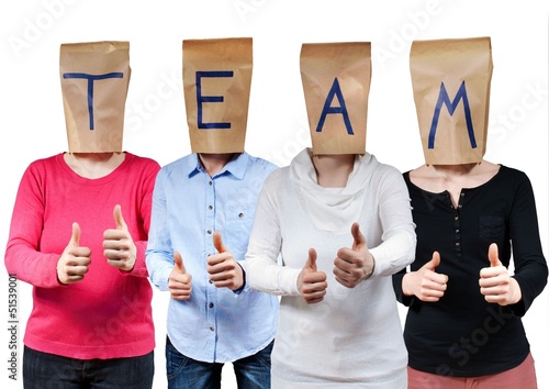 Photo: people symbolizing team people symbolizing team