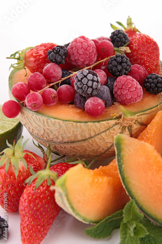 Photo: composition of summer fruits composition of summer fruits