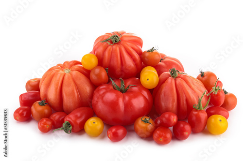 Photo: different variety of tomatoes different variety of tomatoes
