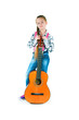girl with a guitar