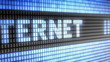 "internet" on screen. Looping.