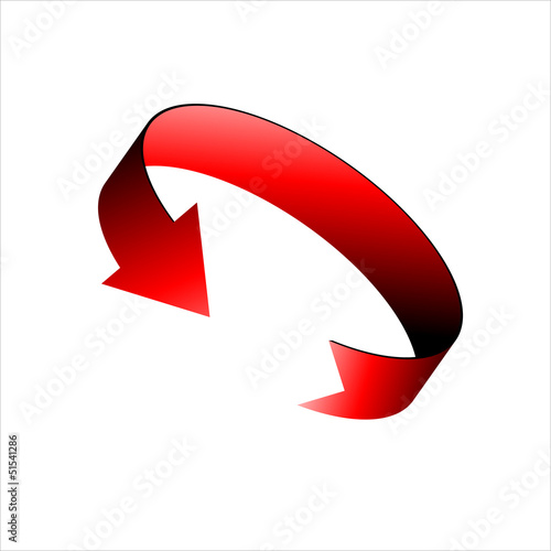 Illustration: freccia 3d freccia 3d