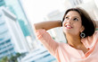 Woman relaxing