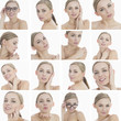 Photo: Collage of a beautiful blonde woman Collage of a beautiful blonde woman