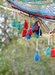 Decorative tassels at park