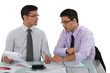 businessmen working on a project