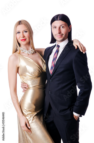 Photo: Pair in romantic love concept Pair in romantic love concept