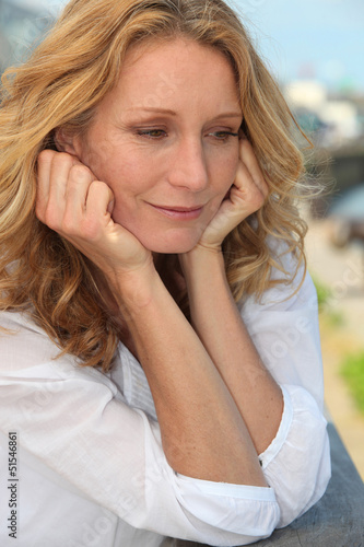 Photo: Portrait of dreamy woman Portrait of dreamy woman