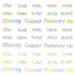 The Variety of pastel colors alphabet sets. Calligraphy art Vect