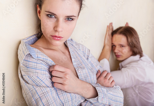 Photo: Couple after quarrel Couple after quarrel