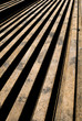 stacked aged rails