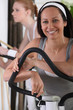 Photo: Woman working out at the gym Woman working out at the gym
