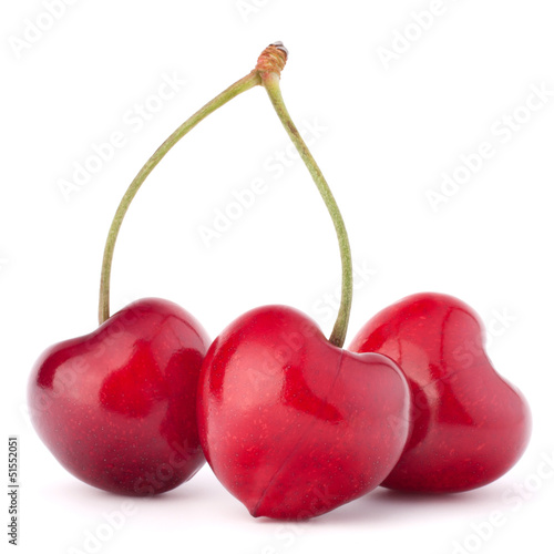 Photo: Heart shaped cherry berries Heart shaped cherry berries