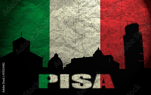 Illustration: View of Pisa View of Pisa