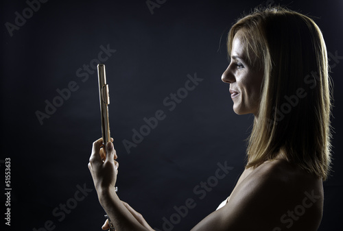 Photo: Flute vs flutist Flute vs flutist