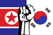 South Korea and North Korea