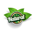 Hundred percent vector natural label