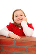 Portrait an der Mauer