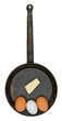 vintage iron skillet