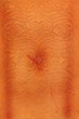 vintage stained leather