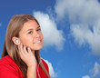 Photo: Casual Young Girl Listening Music Casual Young Girl Listening Music