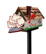 Mailbox full of mail.