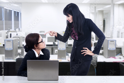 Photo: Businesswoman and employment issues Businesswoman and employment issues