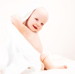 Photo: baby with a towel baby with a towel
