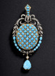 Beautiful jewelry on background