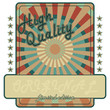 retro label