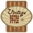 retro label