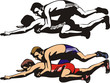 fighting wrestlers