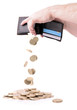emptying wallet