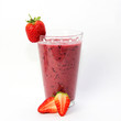 Strawberry and Blackberry Fruit Smoothie