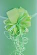 Foto: Beautiful ornamental green bow Beautiful ornamental green bow