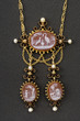 Vintage necklace on black