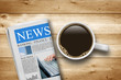 Newspaper and a Cup of Coffee