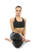 Model Released. Woman Exercising