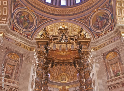 Photo: Saint Peter's Baldachin by Bernini Saint Peter's Baldachin by Bernini
