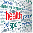 "HEALTH" Tag Cloud (medicine weight fitness exercise diet)