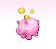 Piggy bank vector