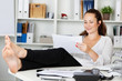 ruhepause im büro