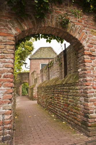 Photo: Historic gate and alley Historic gate and alley