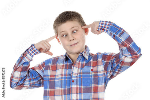 Photo: cross-eyed cute child cross-eyed cute child
