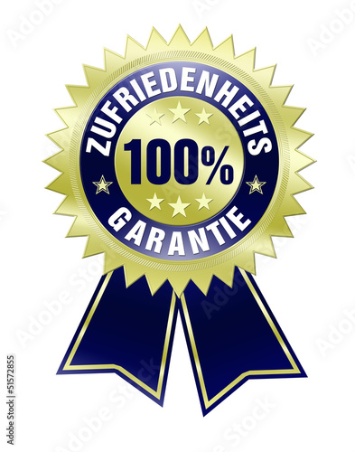 Photo: button gold zufriedenheitsgarantie button gold zufriedenheitsgarantie