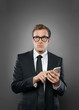 Man with smartphone