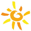Soleil pinceau